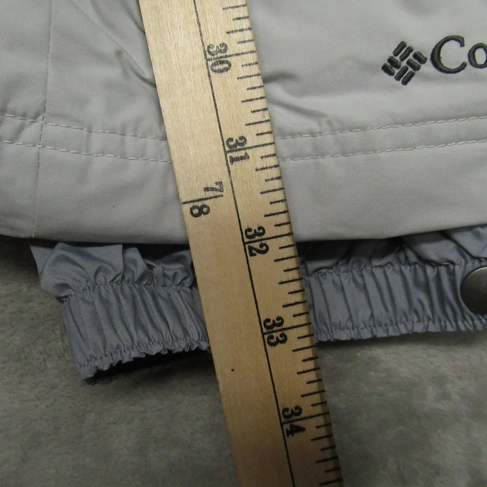 Columbia Snow Pants Mens Medium White Polar Eclipse Insulated‎ Winter Ski 32x32